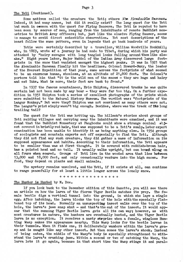 Gazette No. 5
April 1973