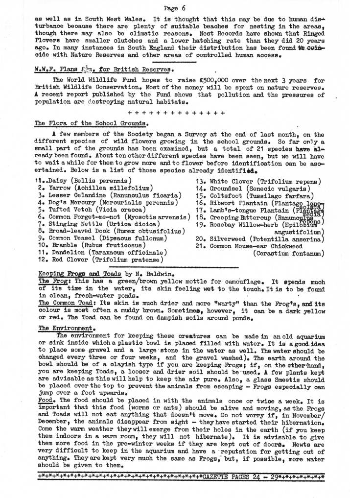 Gazette No. 5
April 1973