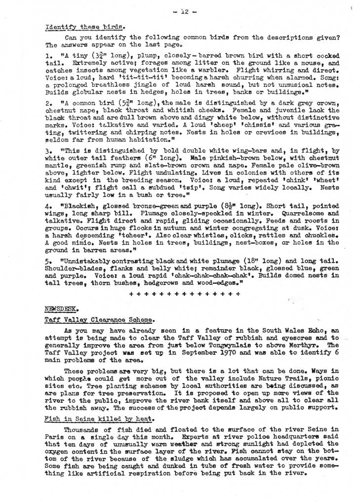 Gazette No. 7
July 1973