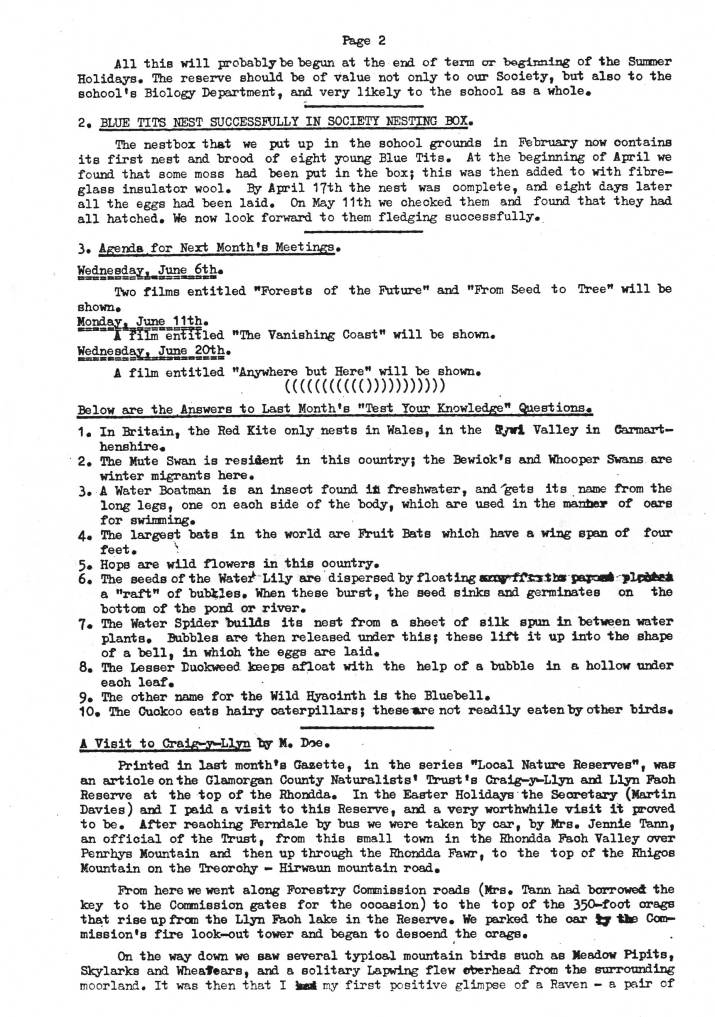 Gazette No. 6
May 1973