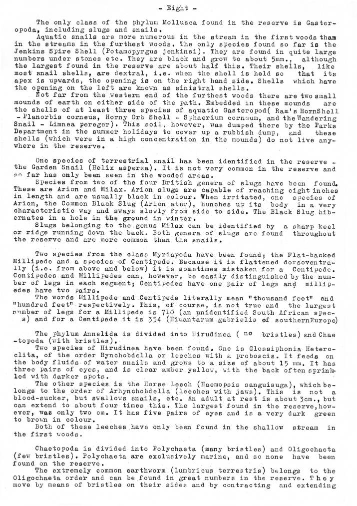 Natural History Gazette
No. 13 December 1974