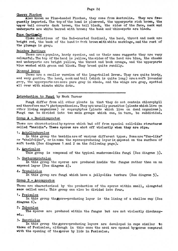 Natural History Gazette
No. 10 July 1974