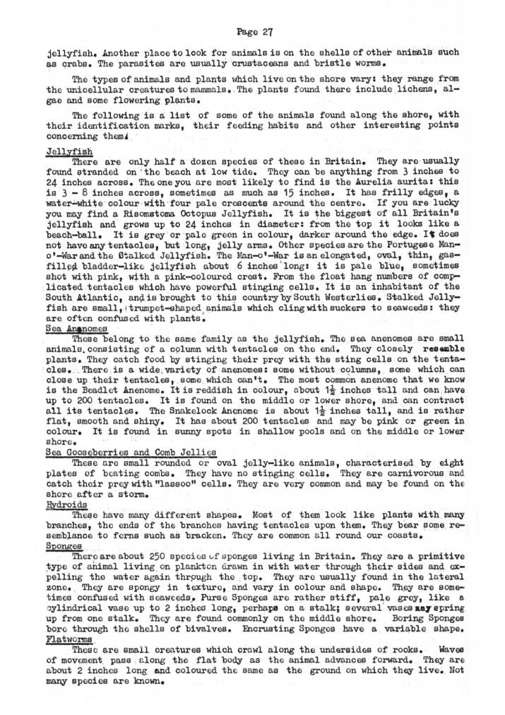 Natural History Gazette
No. 10 July 1974