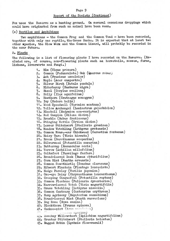 Natural History Gazette
No. 10 July 1974