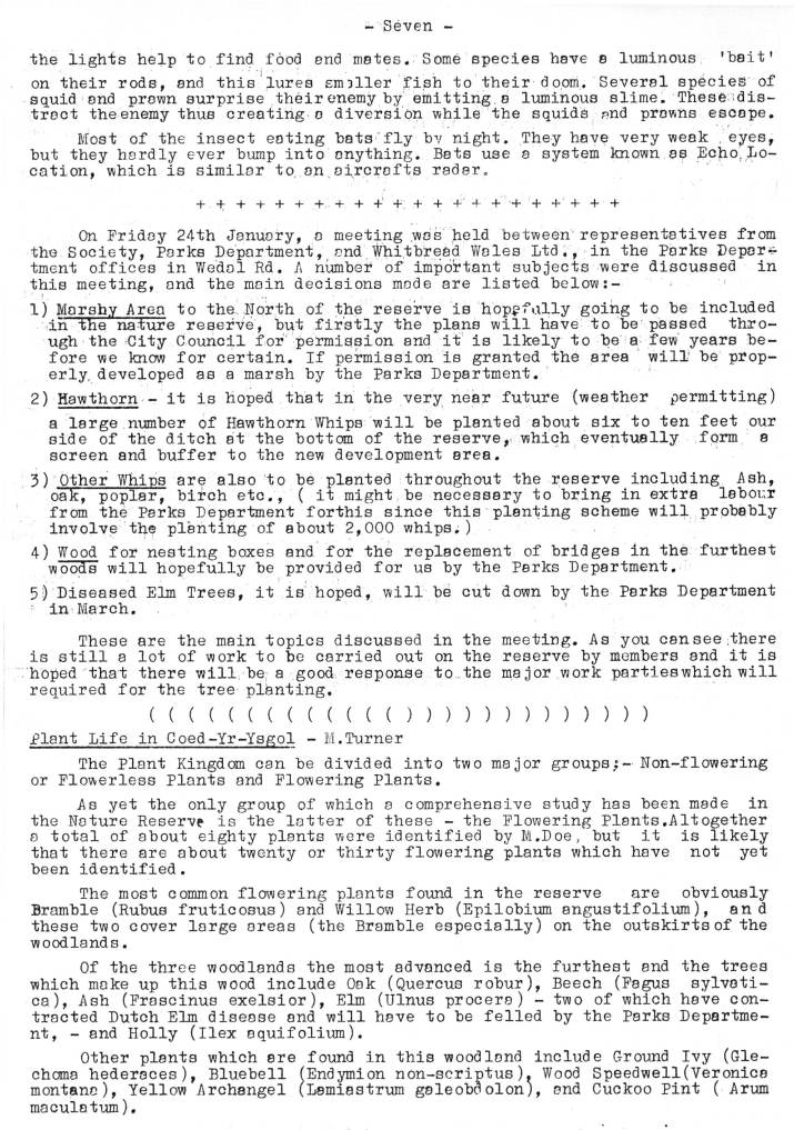 Natural History Gazette
No. 14 February 1975