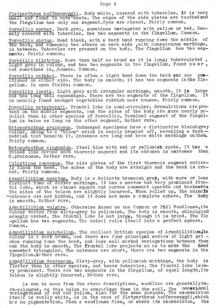 Natural History Gazette
No. 16 May 1975