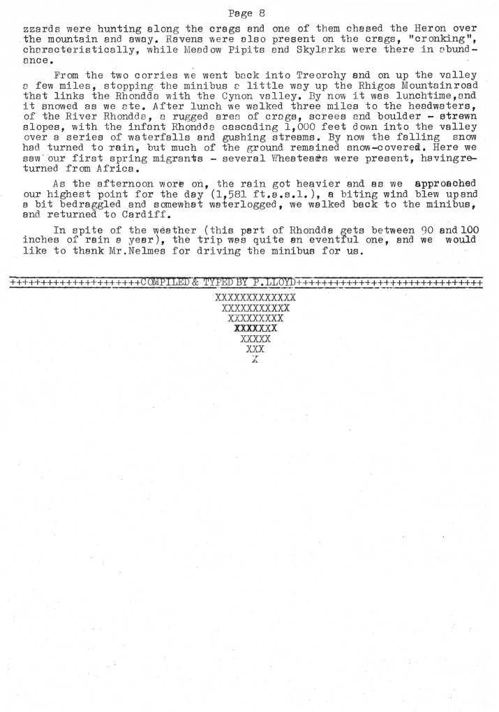 Natural History Gazette
No. 16 May 1975