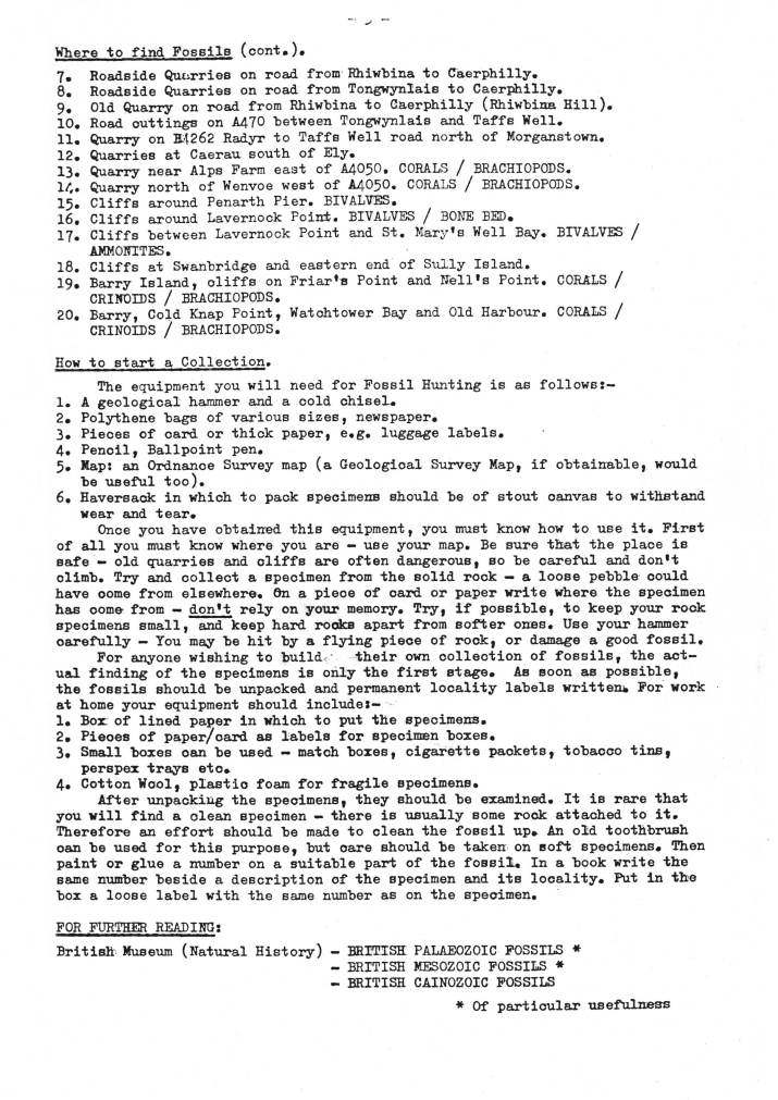 Identifying Geological Specimens
Part 1 - Fossils