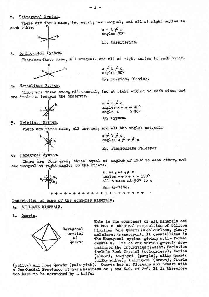 Identifying Geological Specimens
Part 2 - Minerals