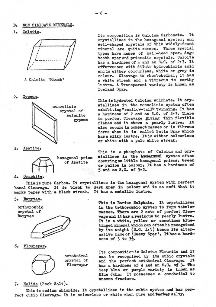 Identifying Geological Specimens
Part 2 - Minerals