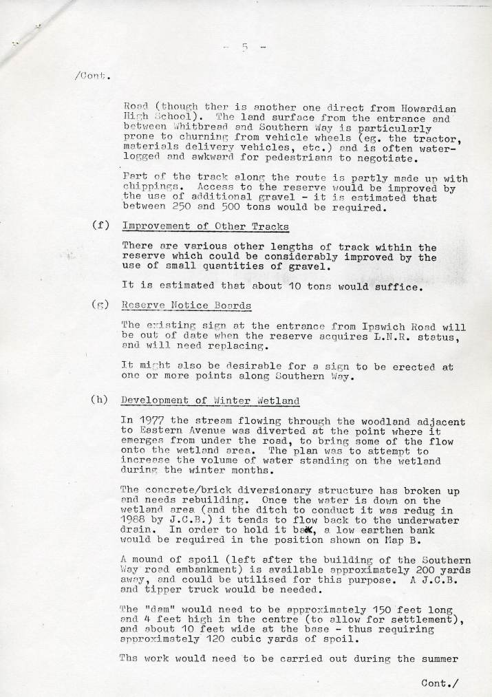 Management Plan 18/04/89 page 5