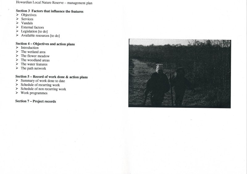 HowardianLNR 
Management plan 2000