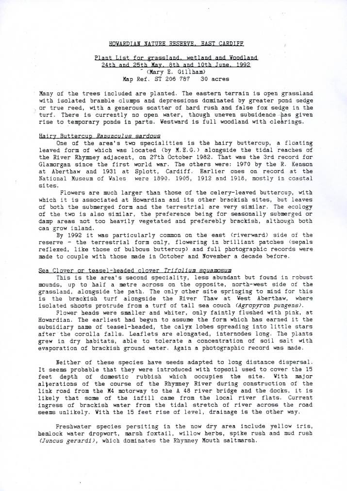 Plant List May/October 1992 page 1