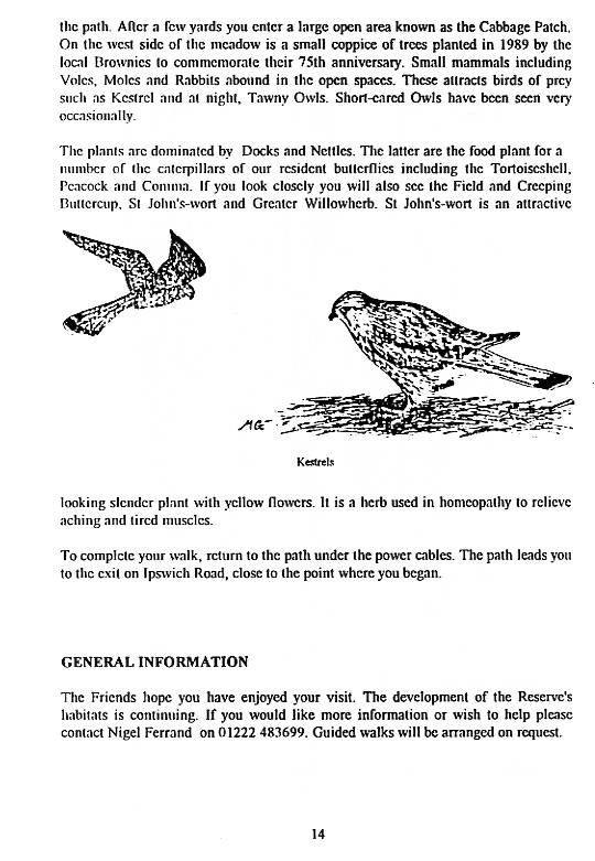 Howardian Local Nature Reserve
  Nature Trail Booklet 1996 (English)
  General Information