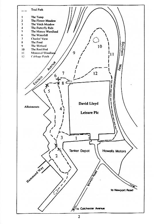 Howardian Local Nature Reserve
  Nature Trail Booklet 1996 (English)
  Map