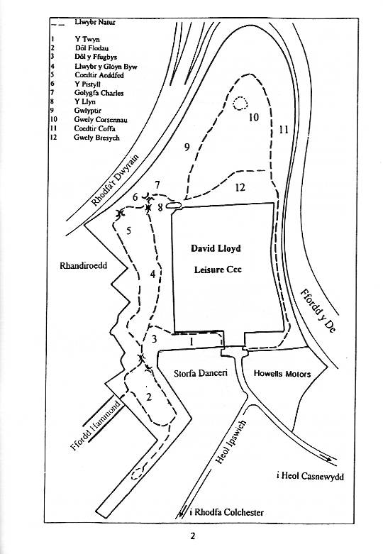 Howardian Local Nature Reserve
Nature Trail Booklet 1996 (Welsh)
Map