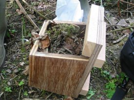 Howardian Local Nature Reserve
  Dormouse nest in nest box