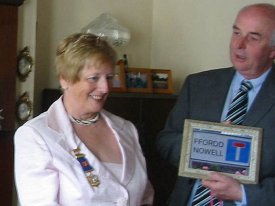 Howardian Local Nature Reserve
    Freda Salway & Bill Kelloway with the presentation